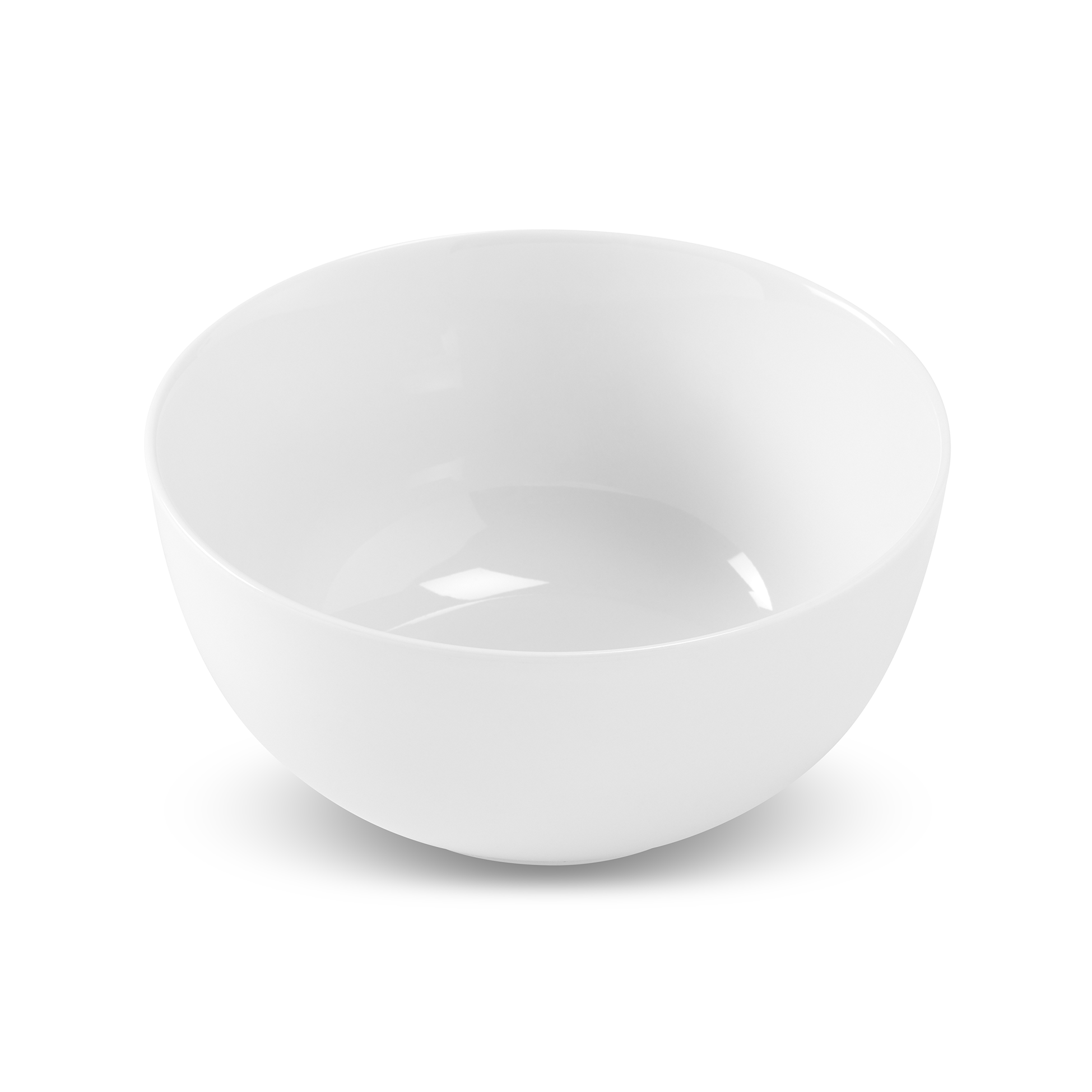 front view, Brandless cereal bowl in white porcelain